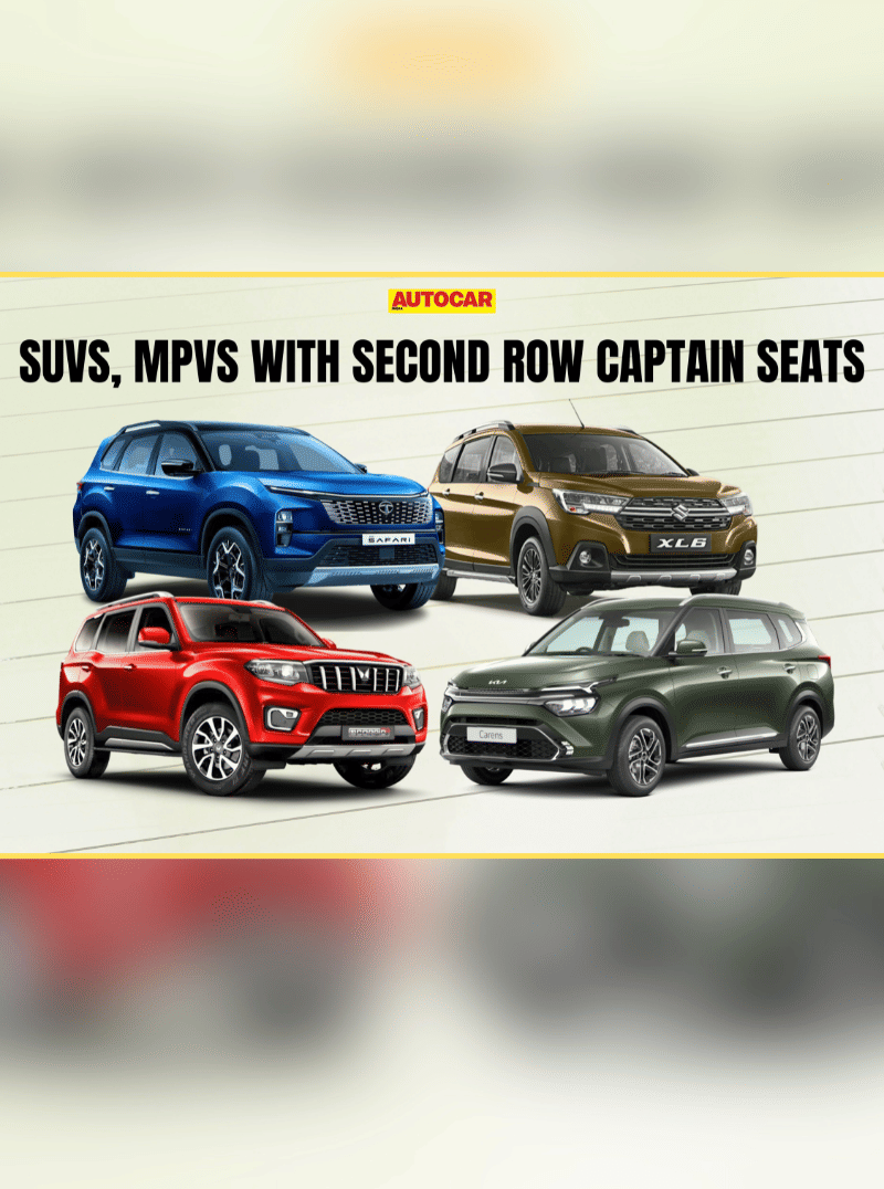 SUVs and MPVs with captain seats | Autocar India